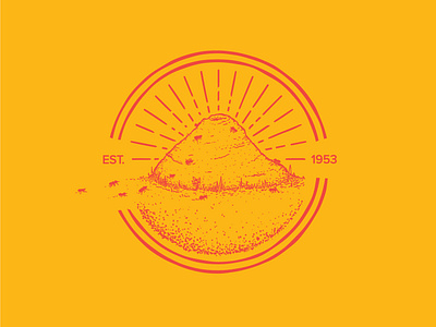 Fall Launch 2017 ant ant hill brand branding church community design fall icon identity illustration illustrator love orange red sermon symbol vector