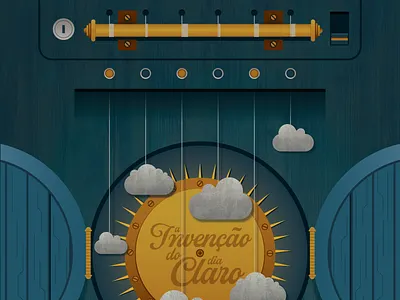 "A invenção do dia claro" adobe illustrator illustration poster poster art vector vector art