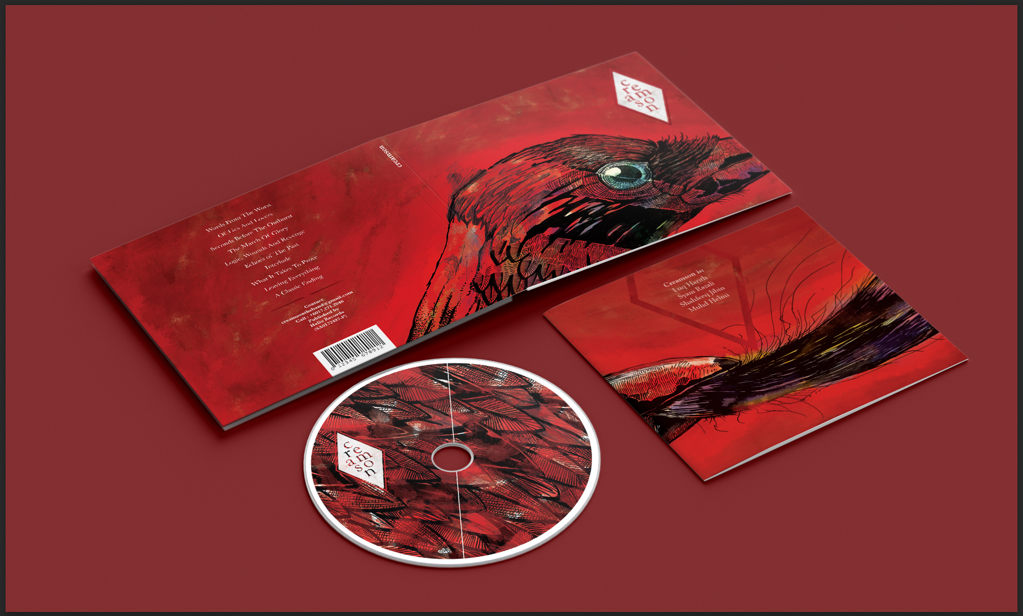 Creamson, Digipack cover branding design graphic design illustration logo typography vector