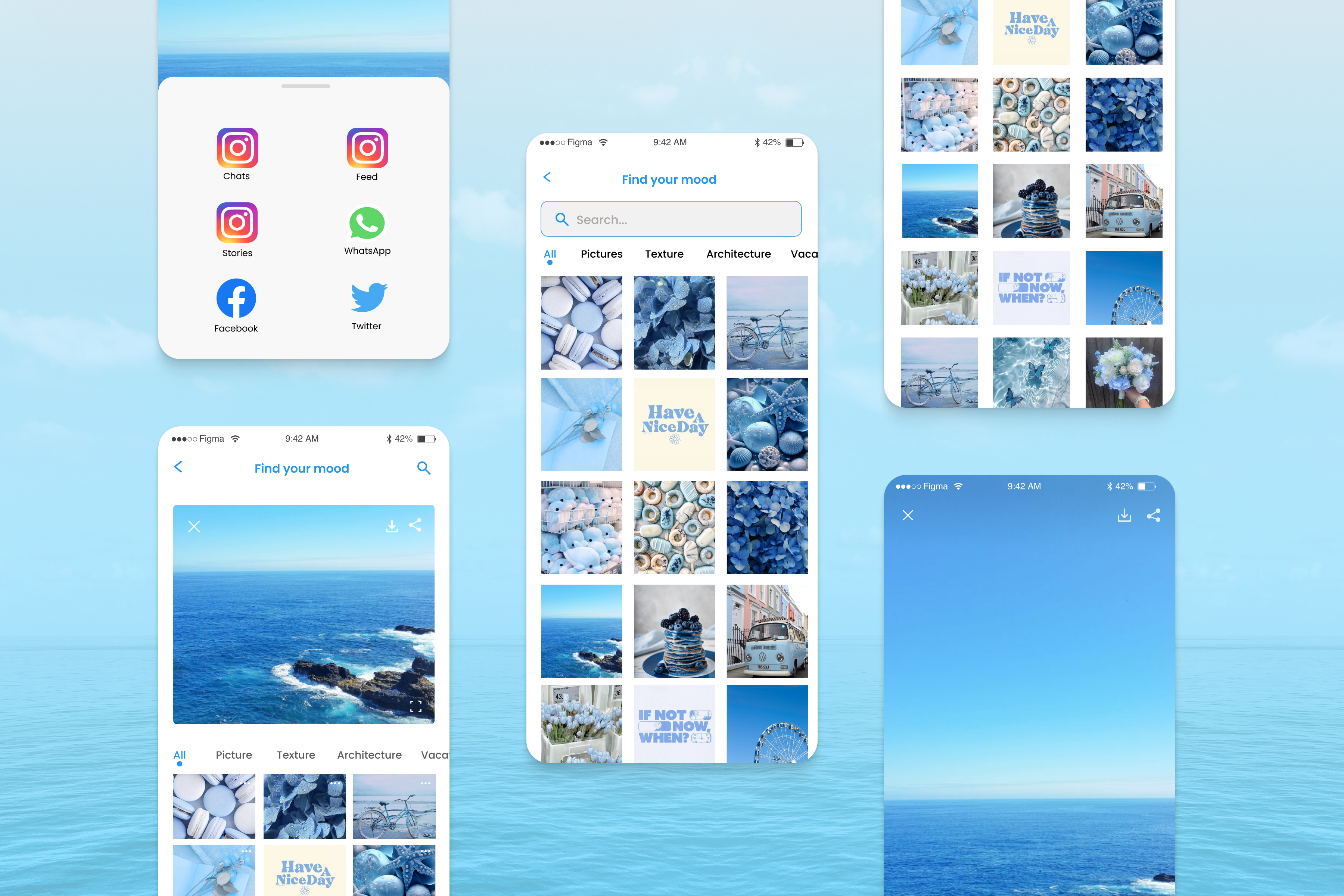 Find Your Style UI App app design branding graphic design logo ui