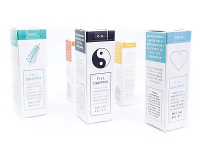 Tonic Custom Packaging box cbd cbd oil custom health heart hemp icons minimal package package design packaging plant shield tincture tonic topical yin yang