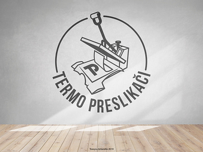 Termo Preslikaci Logo branding decal decals heat logo logodesign press thermal transfer vector