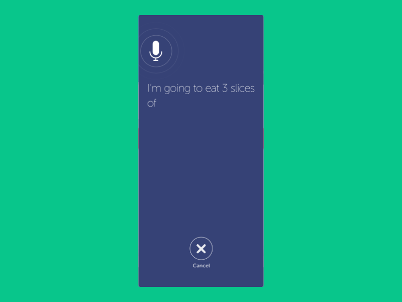 Diabetes App - Voice Assistance animated animation app product design typography ui ui design ux design visual design voice assistant