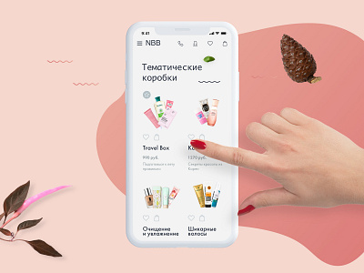 Concept Mobile Site app beauty cosmetics design interface ios mobile ui web