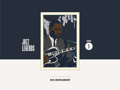 Wes Montgomery Jazz Menko / Series 1 cards graphic design jazz menko music vector wes montgomery