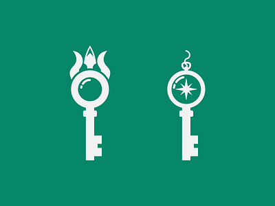 Marine Keys algae bubble compass exploration for sale key keys logo marine negative space rose sea spear tentacles trident