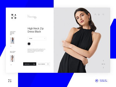NA-KD product details app concept dailyui design ecommerce interface interface design landing page landingpage minimal page site template ui ux visual visualdesign web webdesign website