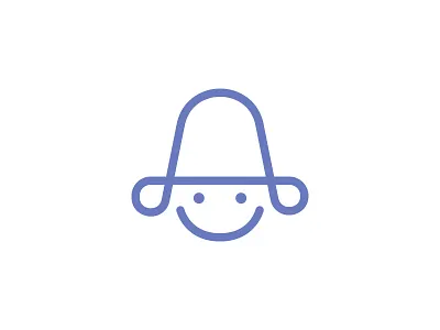 Logo a cute girl logo