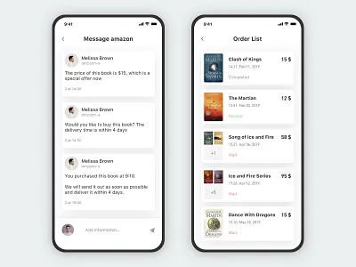 Book Purchase book book arts book buy buy dribbble information love message message app ui ux 信息 原理 商标 应用 白色 简单 设计