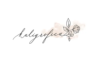 Social media logo design branding calligraphy design logo typography vector