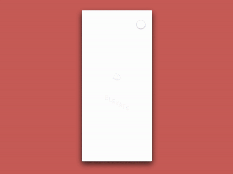 Elevate App adobe xd animation app elevate mobile mountains rebound snowboarding travel typography ui ux