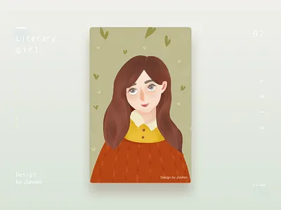 illustrations girl character design girl illustration web