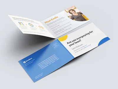 Bi-Fold Mailer brand and identity design direct mail finance marketing campaign marketing collateral print print design typography vector