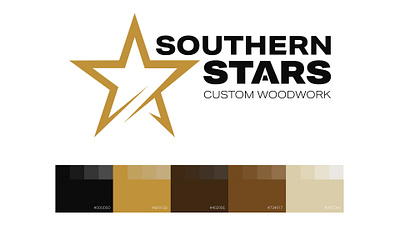 Southern Stars Brand Identity brand brand design brand identity branding carpentry design designer graphic design illustration logo logo design vector woodwork woodworking