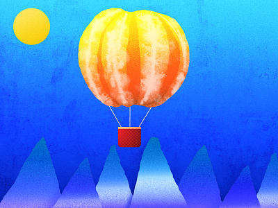 Series of 36 days of type. Letter O 2danimation 36days o 36daysoftype2019 best vector creative design digital art illustration orange parachute texture typography typographyinspired ui vector
