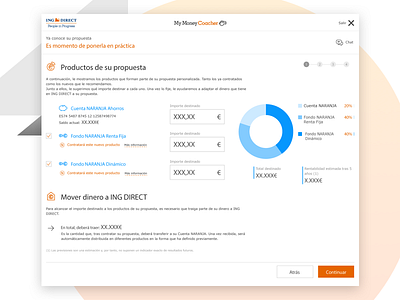 ING BANK app financial app minimal ui ux web