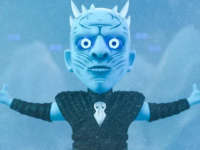 Night King 3d 3d art 3d artist animation charactedesign cinema 4d design illustration photoshop render