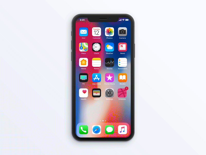 1 Dribbble Invite Animation animation app app icon dribbble dribbble app dribbble ball invite ios iphone ui