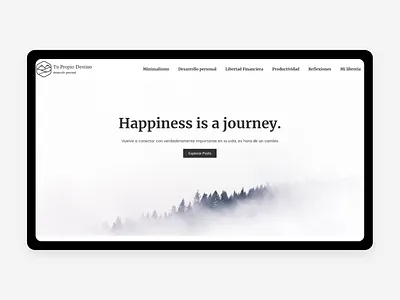 Minimal blog black white blog blog design design minimal personal blog wordpress