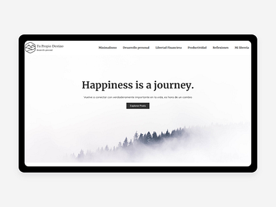 Minimal blog black white blog blog design design minimal personal blog wordpress