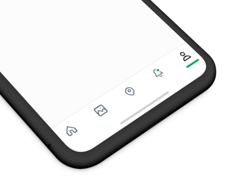 Tab Bar Animation adobe animate after affects animate animation app apple applicaiton design minimal mobile principle sketch typography ui ux