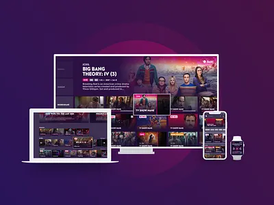 kuki TV App (UI/UX) app apple clean design flat ios iphone tv ui ux web webdesign