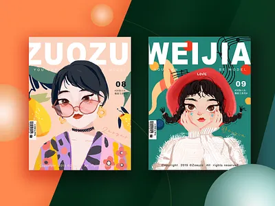 30 GIRLS & BOYS (VOL.08-09) art branding character design illustration typography