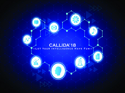 CALLIDA'18 Logo animation app art branding design hit the art hitheart illustration illustrator logo magesh raja mageshraja minimal officialhittheart typography ui ux vector web website