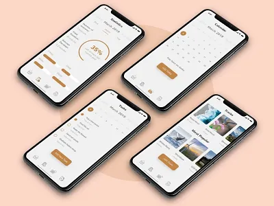 Meditation App Concept adobe xd adobe xd mobile app adobe xd ui kit app ios mobile ui ux xd mobile design