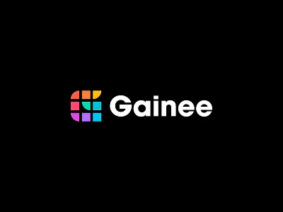 Gainee Logo Design app best brand branding design designer friendly icon identity inspiration logo logotype machine learning simple startup tech typography vector wordmark