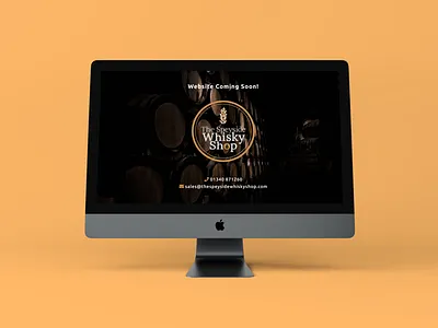 Whisky shop Launch page