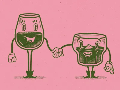 Love on the Rocks bourbon cocktail drinks glass ice rocks rose whiskey wine