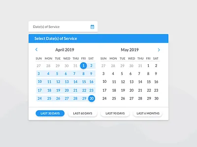 Date Picker calendar date picker ui ux ui pack ui web design
