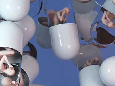 Style frame of personal C4D project c4d 3d character modelling