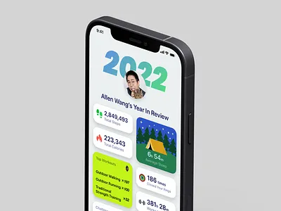 2022 Year in Review 2022 activity apple watch fitness health workout wrapped year in review yearly report