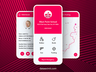 App Design - Child Safety Mobile App 2d 3d app app design app design company app designer application branding dailyui design icon illustration logo mobile mobile app ui patten pattern sketch ui ux