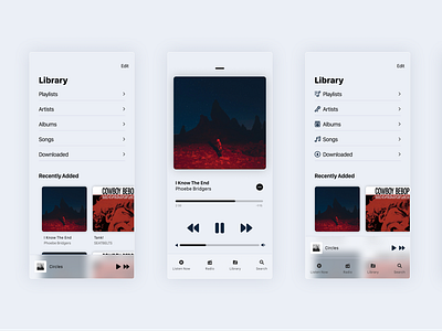 Apple Music App: A Study app design apple apple music design figma music music app product design ui ux
