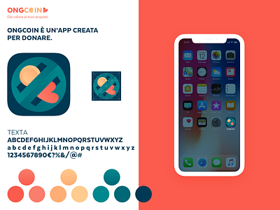 ONGcoin app art brand branding design flat graphic design icon identity illustration illustrator ios lettering logo mobile type typography ui ux vector