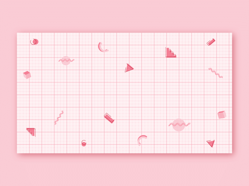 Animated Intro animation design grid illustration intro line logo memphis design memphis style motion graphics typography