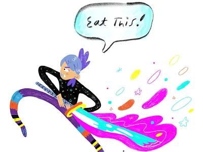 One of those days character design fantasyart illustration