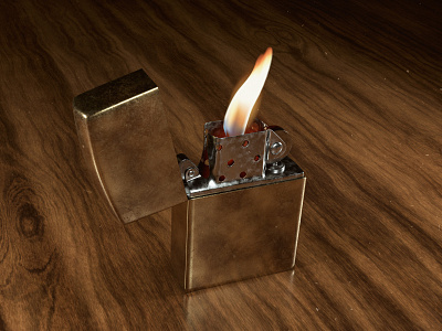 Zippo Lighter CGI 3d arnold art brand cinema4d design gold illustration industrial istanbul lighter modelling render zippo