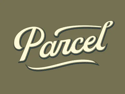 Homage to old words lettering p script swashes texture type typography vintage