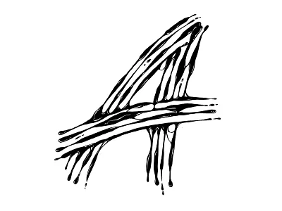 36daysoftype "A" 36daysoftype lettering procreate typography