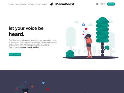 Daily Ui Design 03 dailyui design landing page landing page concept landing page design minimal typography ui ux web website