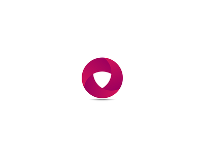 Abstract Circle with shield logo logo design logo design concept shield shield logo