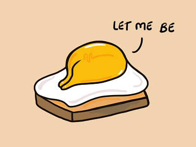 Gudetama - The Lazy Egg egg gudetama illustration inspiration ipadpro lazy procreate yellow