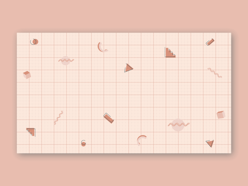 Animated Intro animation design grid illustration intro line logo memphis design memphis style motion graphics typography