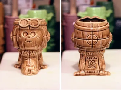 Test Pilot Tiki Mug andrew kolb bar bartending ceramic cocktails illustration kolbisneat mug tiki tiki mug