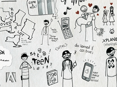 Story of My Life illustration sketch