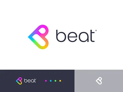 ♡ beat app branding design icon identity illustration ios logo mark type typography web website